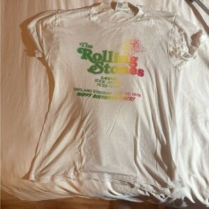 Vintage Rolling Stones White T-Shirt